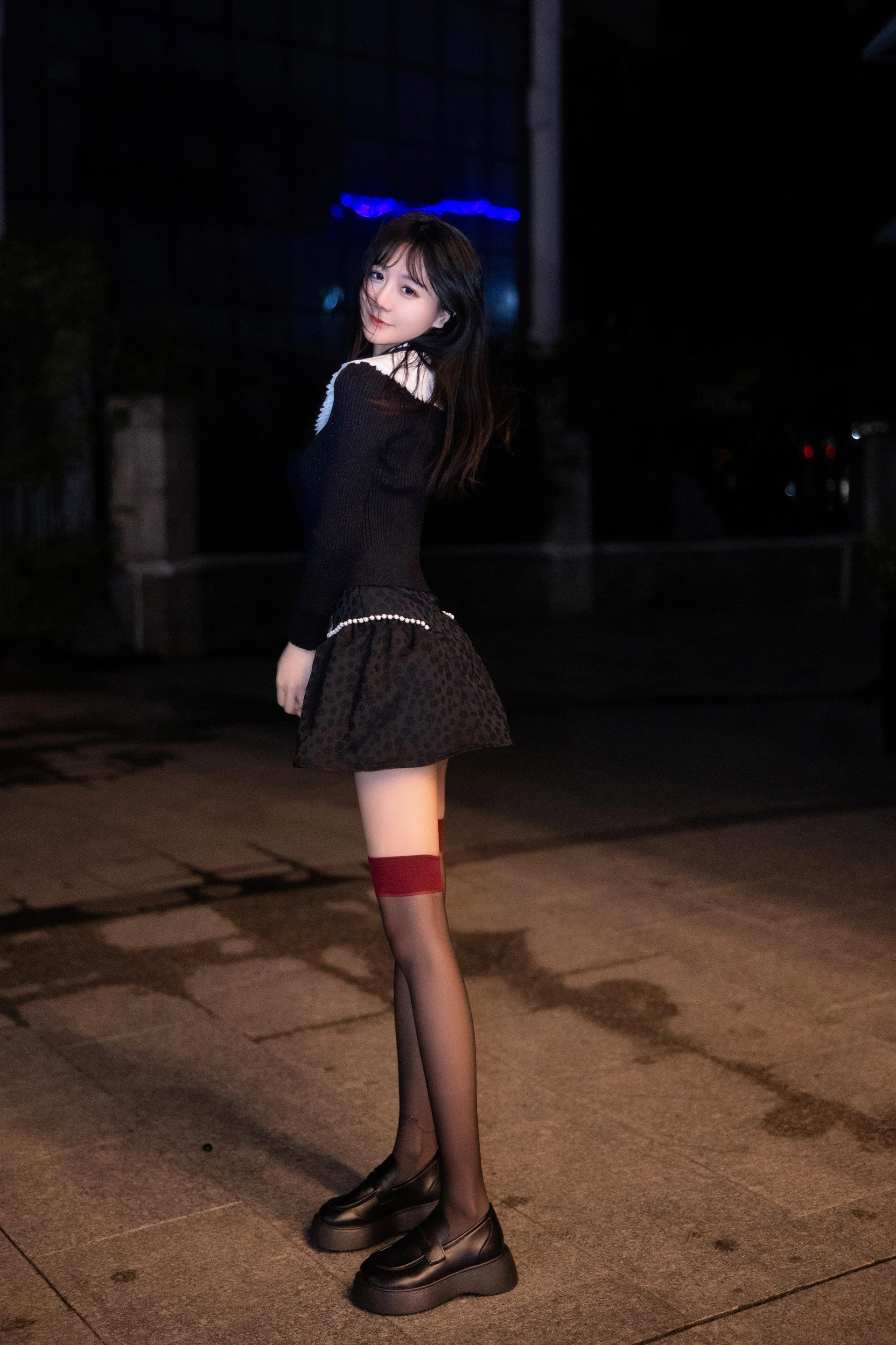 035.谢小蒽 – 内部私购 魅惑黑丝情趣-NO.6724 1